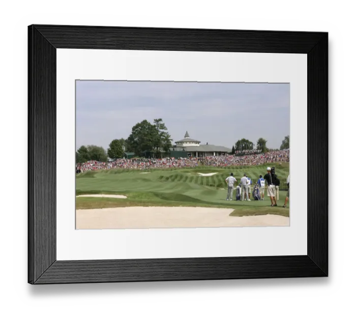 Framed Print : Players On 18th Fairway Framed Print : Players On 18th Fairway