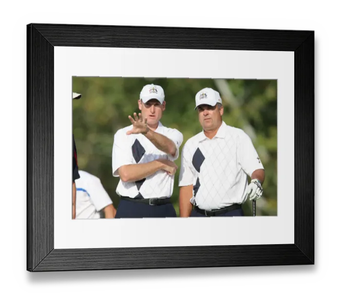Framed Print : Jim Furyk & Kenny Perry Framed Print : Jim Furyk & Kenny Perry