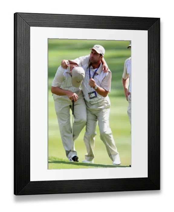 Framed Print : Casey & Olazabal Larking Around Framed Print : Casey & Olazabal Larking Around