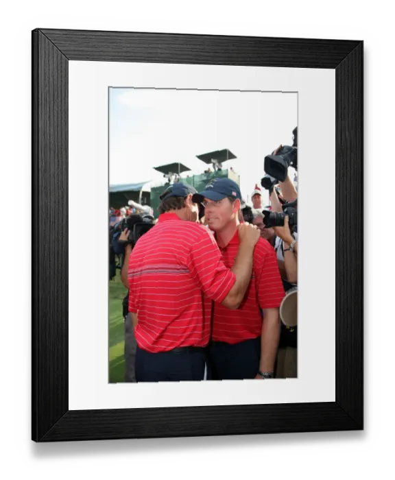 Framed Print : Paul Azinger & Justin Leonard