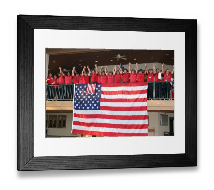 Framed Print : Victorious Usa Team Framed Print : Victorious Usa Team