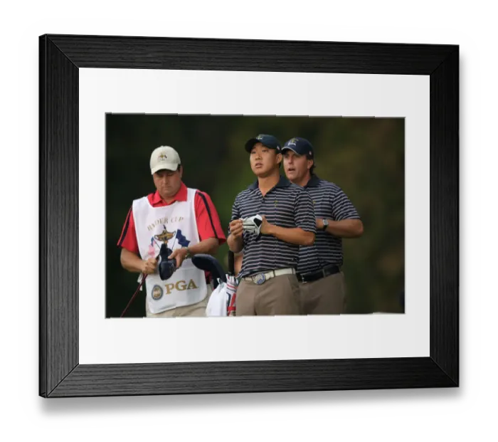 Framed Print : Anthony Kim & Phil Mickelson Framed Print : Anthony Kim & Phil Mickelson