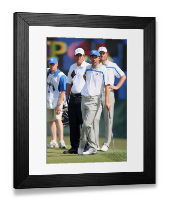 Framed Print : Padraig Harrington, Phil Mickelson & Robert Karlsson Padr Framed Print : Padraig Harrington, Phil Mickelson & Robert Karlsson Padr