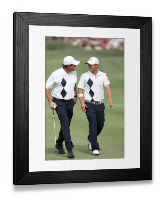 Framed Print : Phil Mickelson & Anthony Kim Framed Print : Phil Mickelson & Anthony Kim
