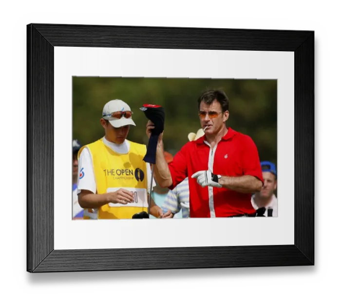 Framed Print : Nick Faldo & Son