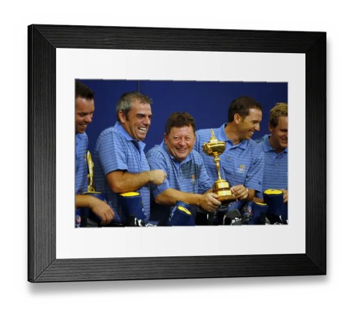 Framed Print : Paul Mcginley & Ian Woosnam Framed Print : Paul Mcginley & Ian Woosnam