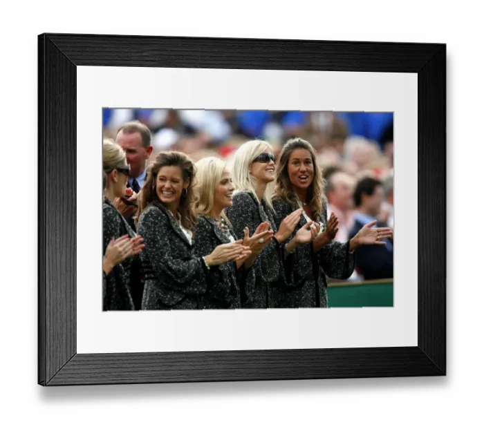 Framed Print : USAPlayers Wives Framed Print : USAPlayers Wives