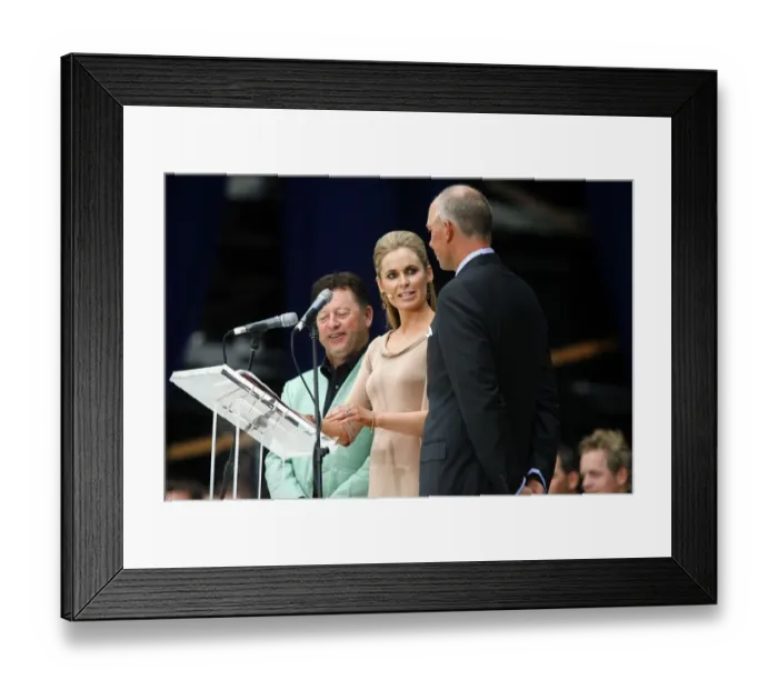 Framed Print : Tom Lehman & Ian Woosnam Framed Print : Tom Lehman & Ian Woosnam