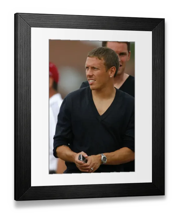 Framed Print : Craig Bellamy Watches Golf Framed Print : Craig Bellamy Watches Golf