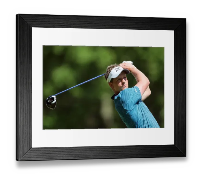 Framed Print : Luke Donald