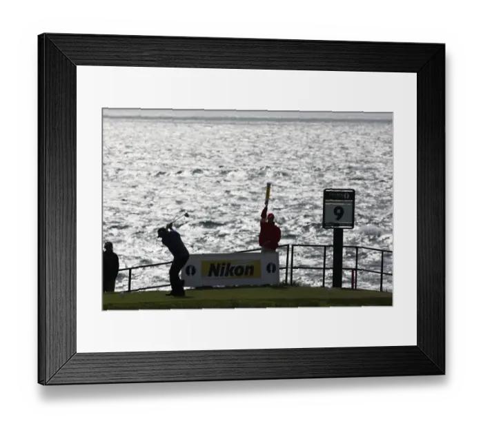 Framed Print : Steve Marino On The 9th