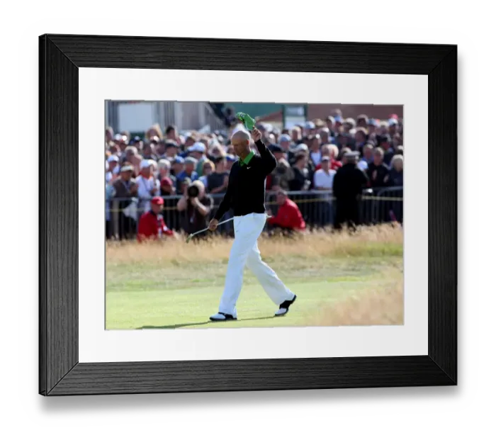 Framed Print : Stewart Cink Walks Down The 18th Framed Print : Stewart Cink Walks Down The 18th