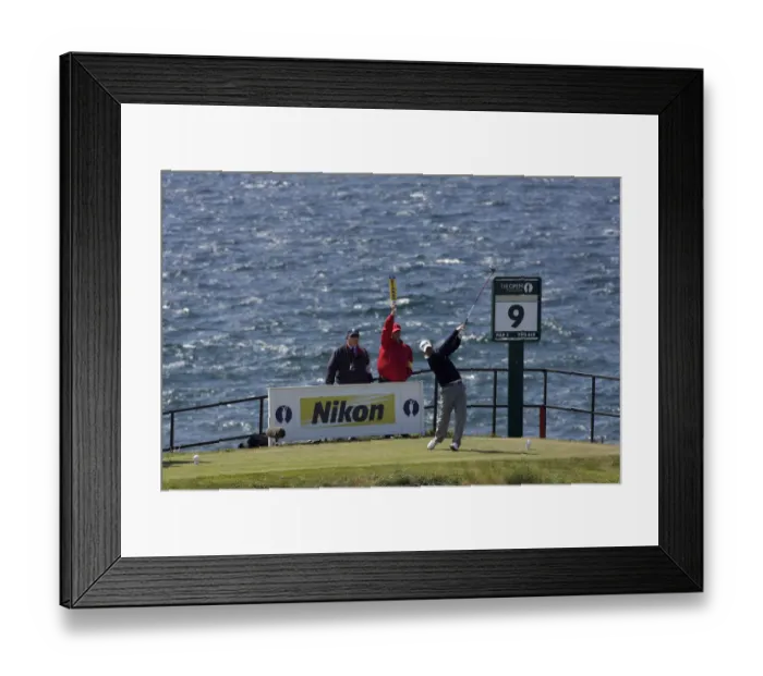 Framed Print : Paul Mcginley On The 9th Hole Framed Print : Paul Mcginley On The 9th Hole