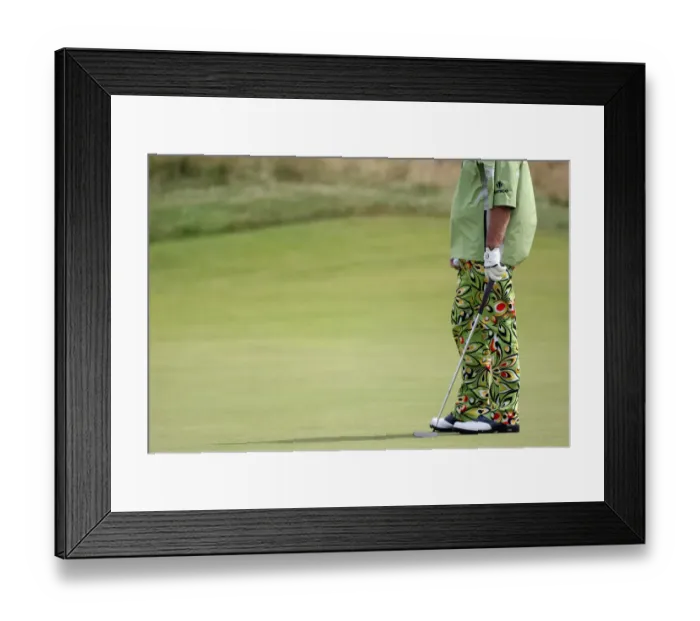 Framed Print : John Daly In Fancy Pants Framed Print : John Daly In Fancy Pants