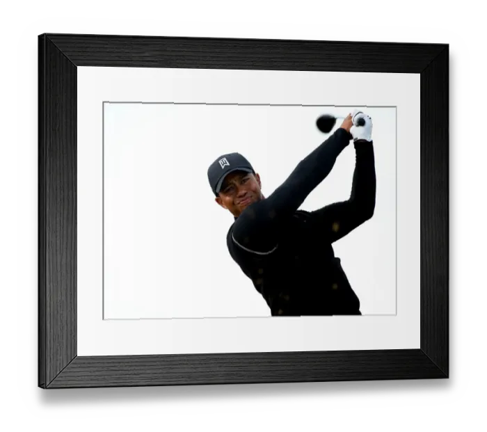 Framed Print : Tiger Woods On The 17th Tee Framed Print : Tiger Woods On The 17th Tee