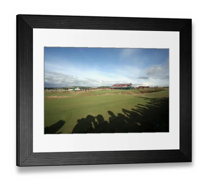 Framed Print : Silhouettes Around 16th Green Framed Print : Silhouettes Around 16th Green