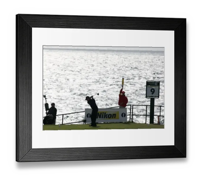 Framed Print : Tom Watson On The 9th Tee Framed Print : Tom Watson On The 9th Tee