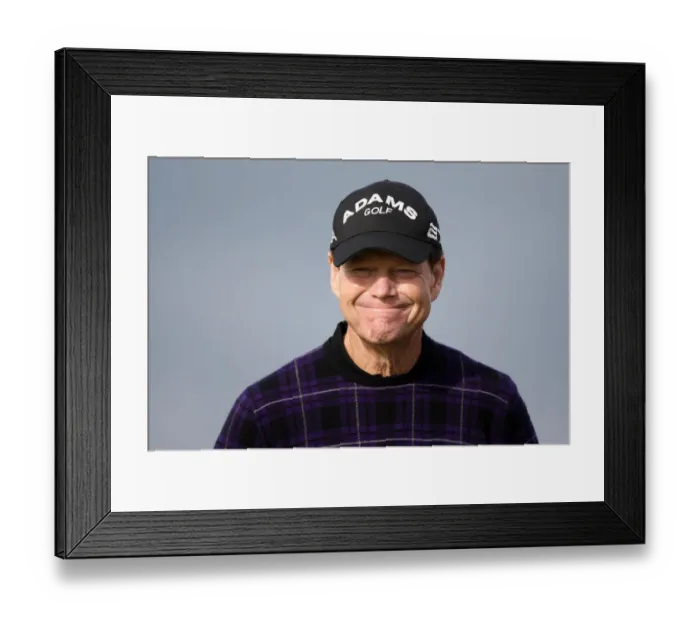 Framed Print : Tom Watson Wears A Big Smile Framed Print : Tom Watson Wears A Big Smile