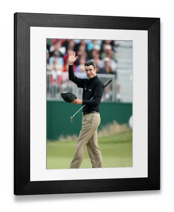 Framed Print : Ross Fisher Finishes His Round Framed Print : Ross Fisher Finishes His Round