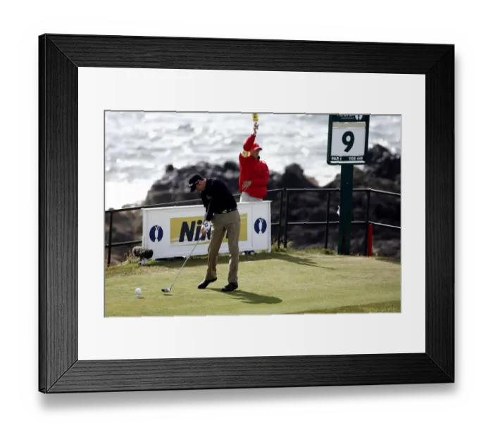 Framed Print : Ross Fisher On The 9th Framed Print : Ross Fisher On The 9th