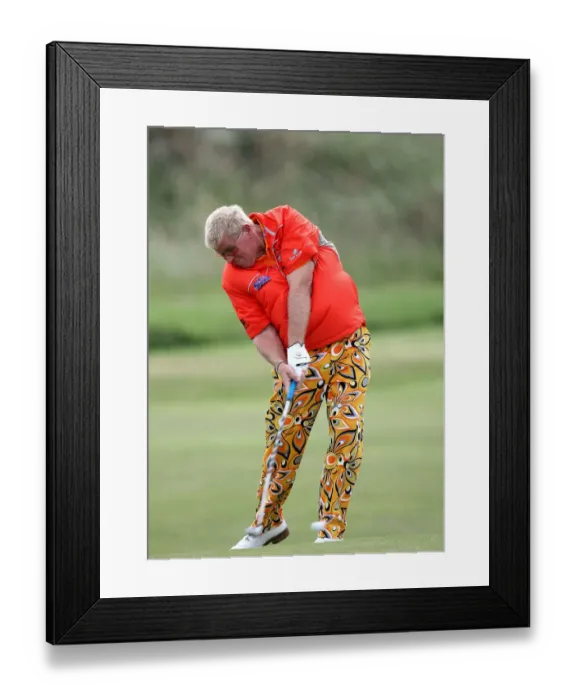 Framed Print : John Daly On The 7th