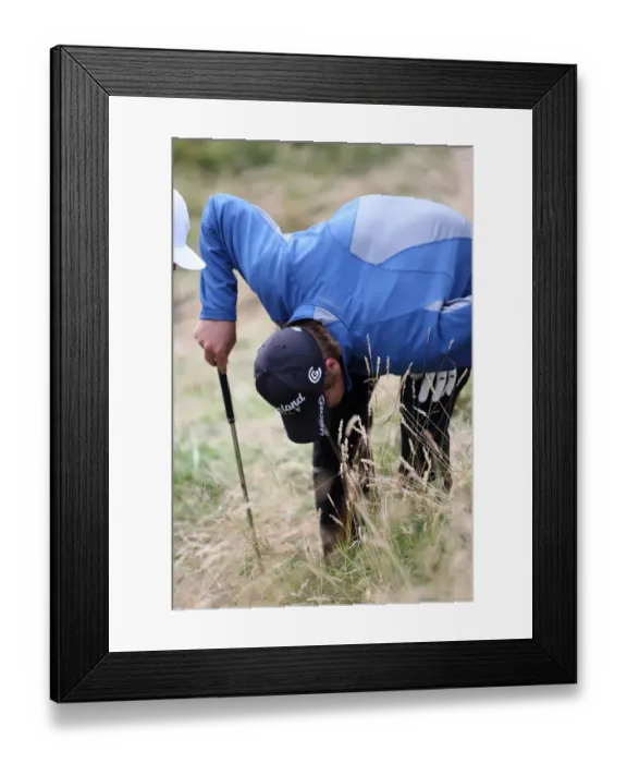 Framed Print : Steve Marino Looks For His Ball On 15th