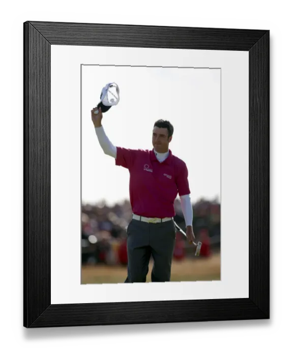 Framed Print : Ross Fisher On 18th