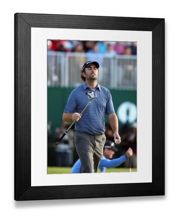 Framed Print : Matthew Goggin On The 18th Framed Print : Matthew Goggin On The 18th