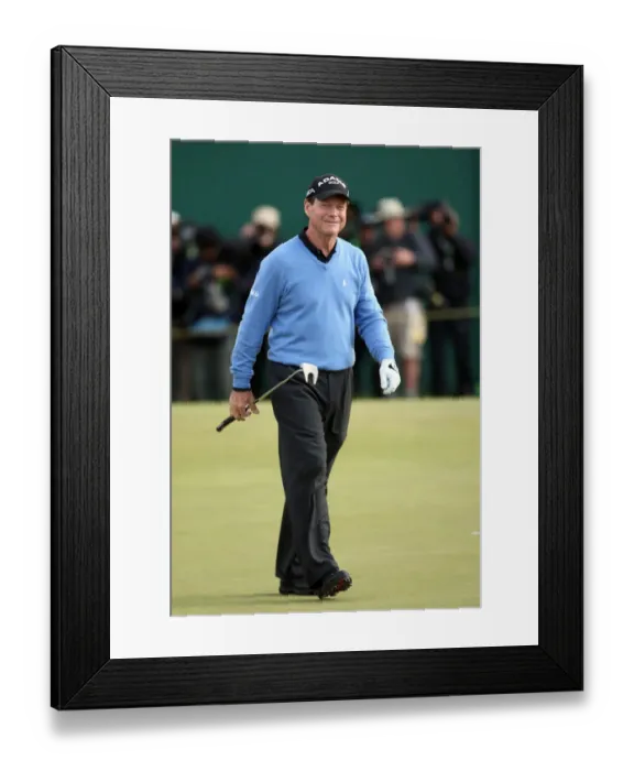 Framed Print : Tom Watson On 18th Framed Print : Tom Watson On 18th