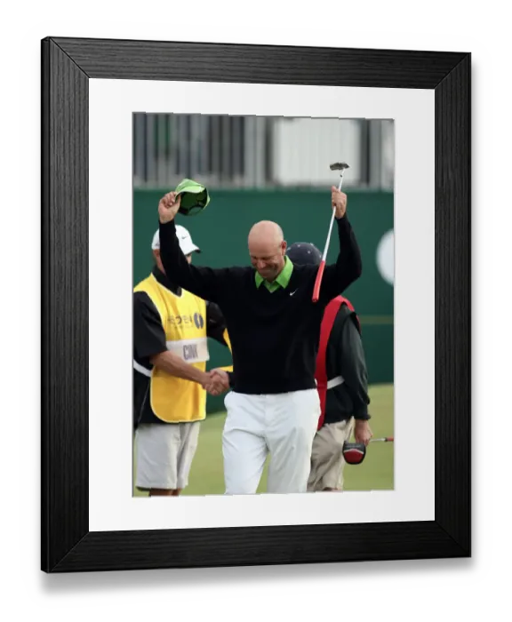 Framed Print : Stewart Cink, Open Champion
