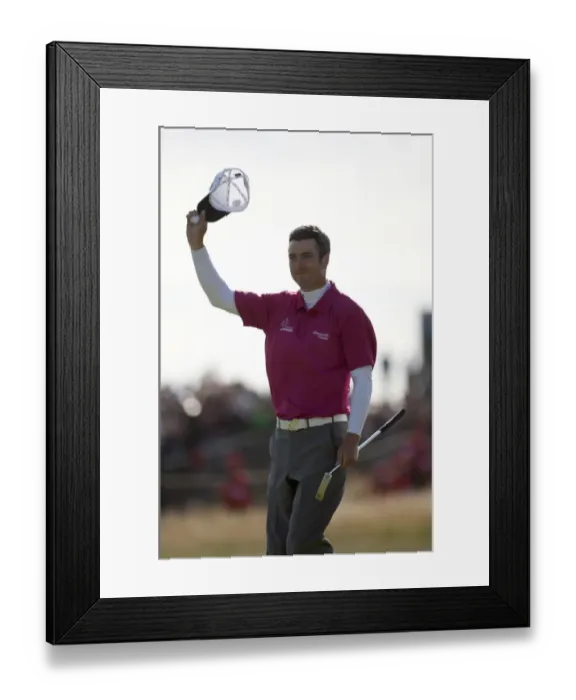 Framed Print : Ross Fisher On The 18th Hole Framed Print : Ross Fisher On The 18th Hole