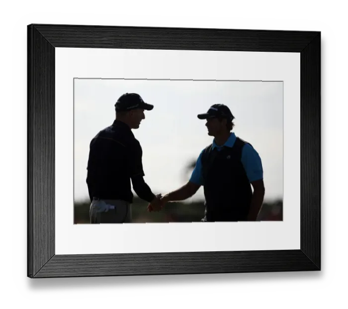 Framed Print : Retief Goosen & Jim Furyk Framed Print : Retief Goosen & Jim Furyk