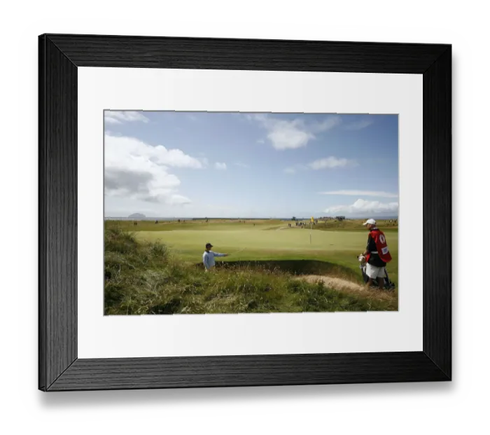 Framed Print : Martin Kaymer In Bunker On 15th