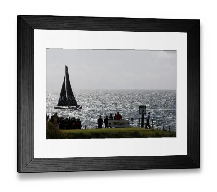 Framed Print : Tom Watson Looks Out To Sea