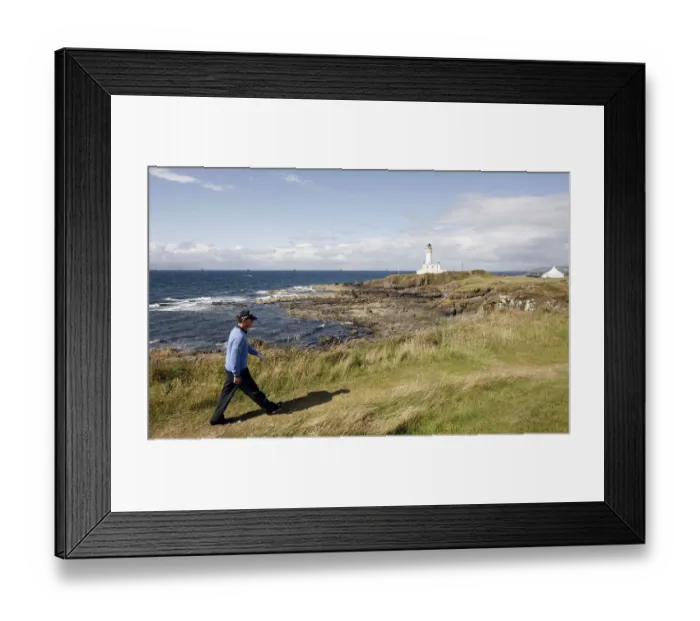 Framed Print : Tom Watson On The 9th Hole Framed Print : Tom Watson On The 9th Hole