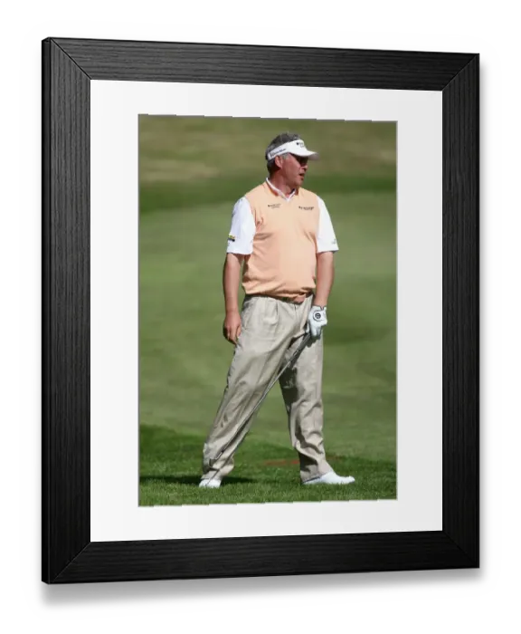Framed Print : Darren Clarke After Poor Shot On 12th