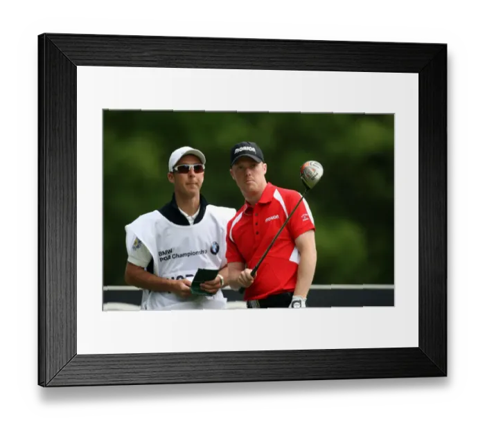 Framed Print : David Horsey & Caddy