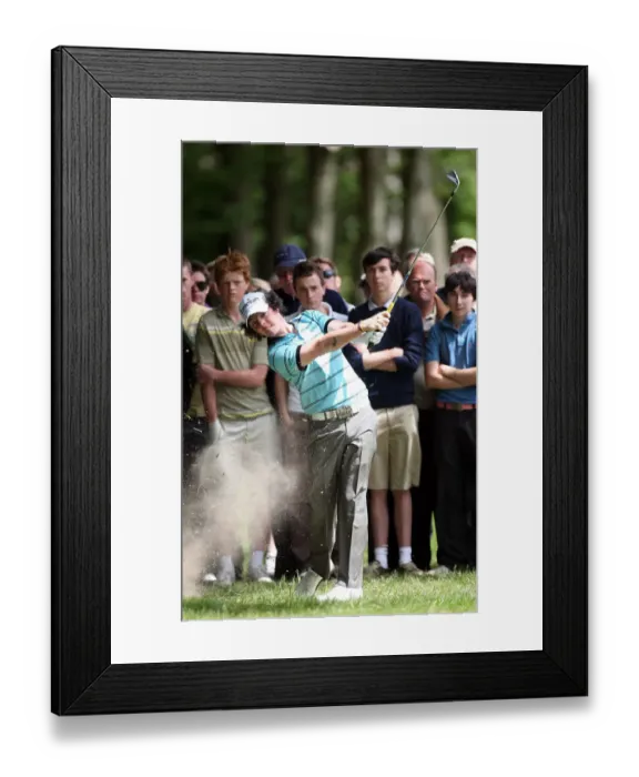 Framed Print : Rory Mcilroy Plays The 3rd Framed Print : Rory Mcilroy Plays The 3rd