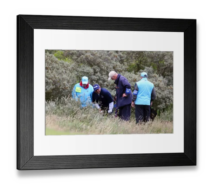 Framed Print : Angel Cabrera In Trouble On 15th Framed Print : Angel Cabrera In Trouble On 15th