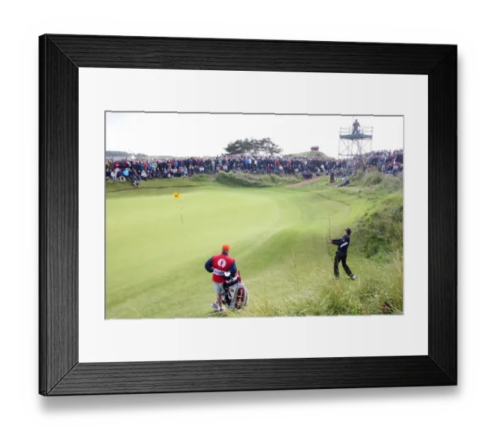 Framed Print : Padraig Harrington On The 10th Framed Print : Padraig Harrington On The 10th