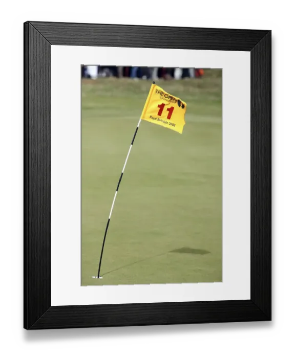 Framed Print : Strong Winds Blow Flagstick Framed Print : Strong Winds Blow Flagstick