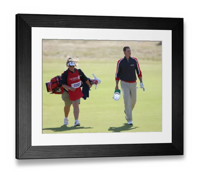Framed Print : Henrik Stenson & Fanny Sunesson Framed Print : Henrik Stenson & Fanny Sunesson