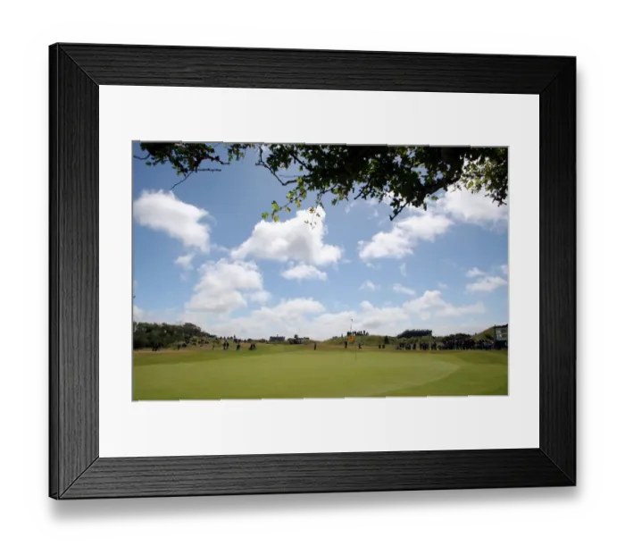 Framed Print : 5th Green The Open, Royal Birkdale 2008 The Open Framed Print : 5th Green The Open, Royal Birkdale 2008 The Open