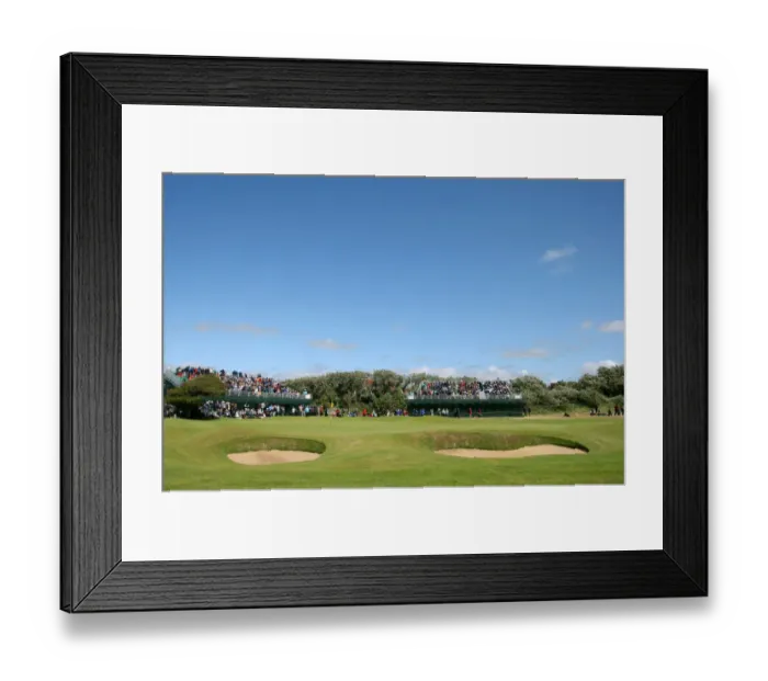 Framed Print : 5th Green The Open, Royal Birkdale 2008 The Open Framed Print : 5th Green The Open, Royal Birkdale 2008 The Open