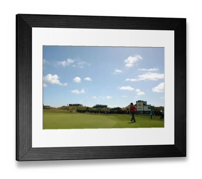 Framed Print : 5th Green The Open, Royal Birkdale 2008 The Open Framed Print : 5th Green The Open, Royal Birkdale 2008 The Open