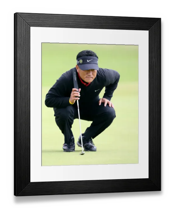 Framed Print : K J Choi South Korea The Open, Royal Birkdale 2008 Royal Birkdale