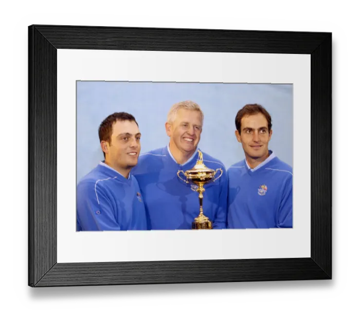 Framed Print : Francesco, Colin Montgomerie & Edoardo Molinari Framed Print : Francesco, Colin Montgomerie & Edoardo Molinari