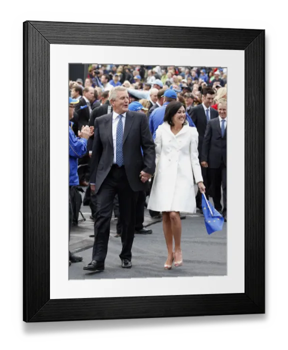 Framed Print : Colin Montgomerie & Wife Gaynor Montgomerie Framed Print : Colin Montgomerie & Wife Gaynor Montgomerie