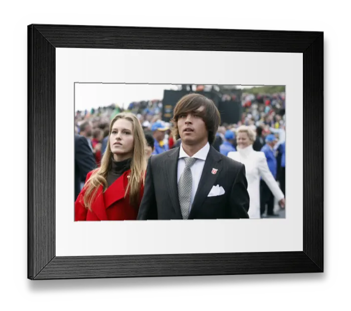 Framed Print : Rickie Fowler & Alexandra Browne