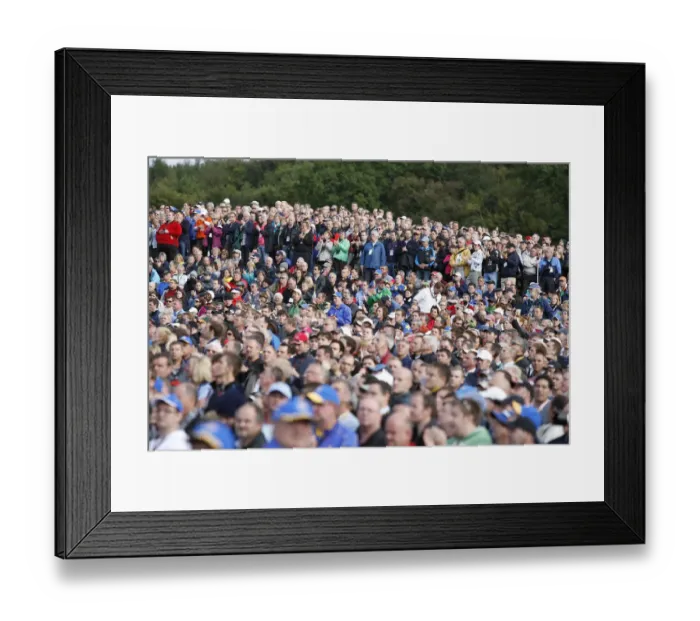 Framed Print : Banks Of Spectators At Celtic Manor Framed Print : Banks Of Spectators At Celtic Manor